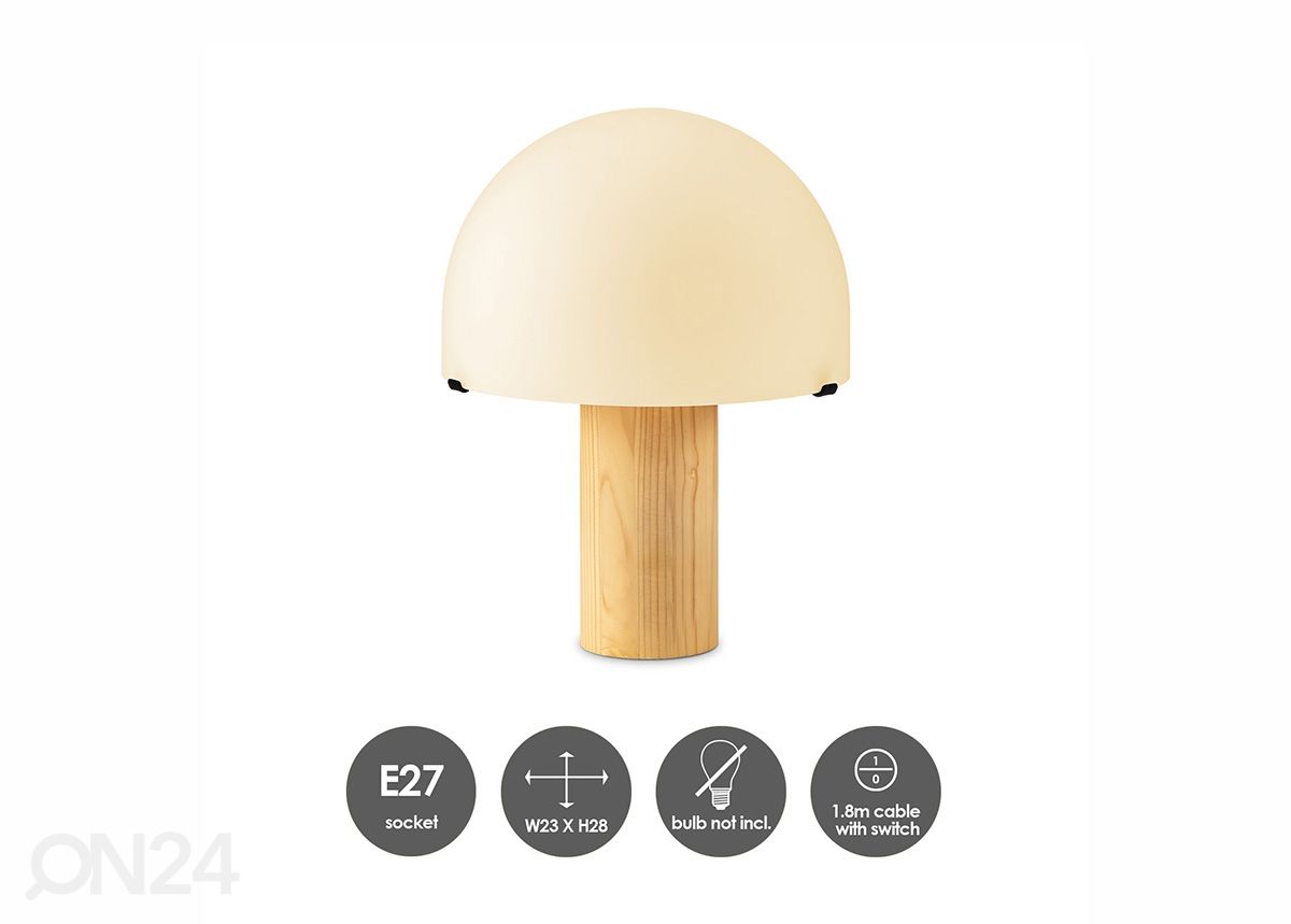 Laualamp Mushroom suurendatud