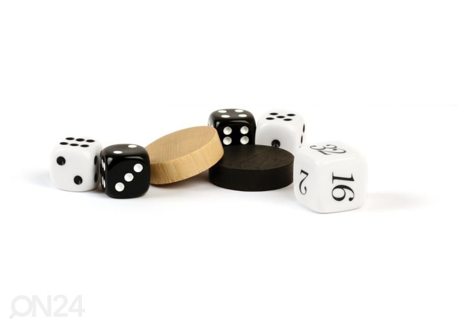 Lauamäng Backgammon 34x40x2 cm suurendatud
