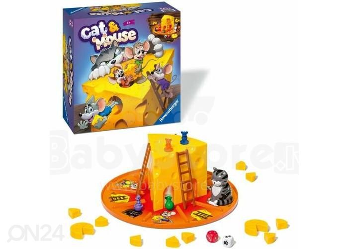 Lauamäng Kass ja hiir Ravensburger suurendatud