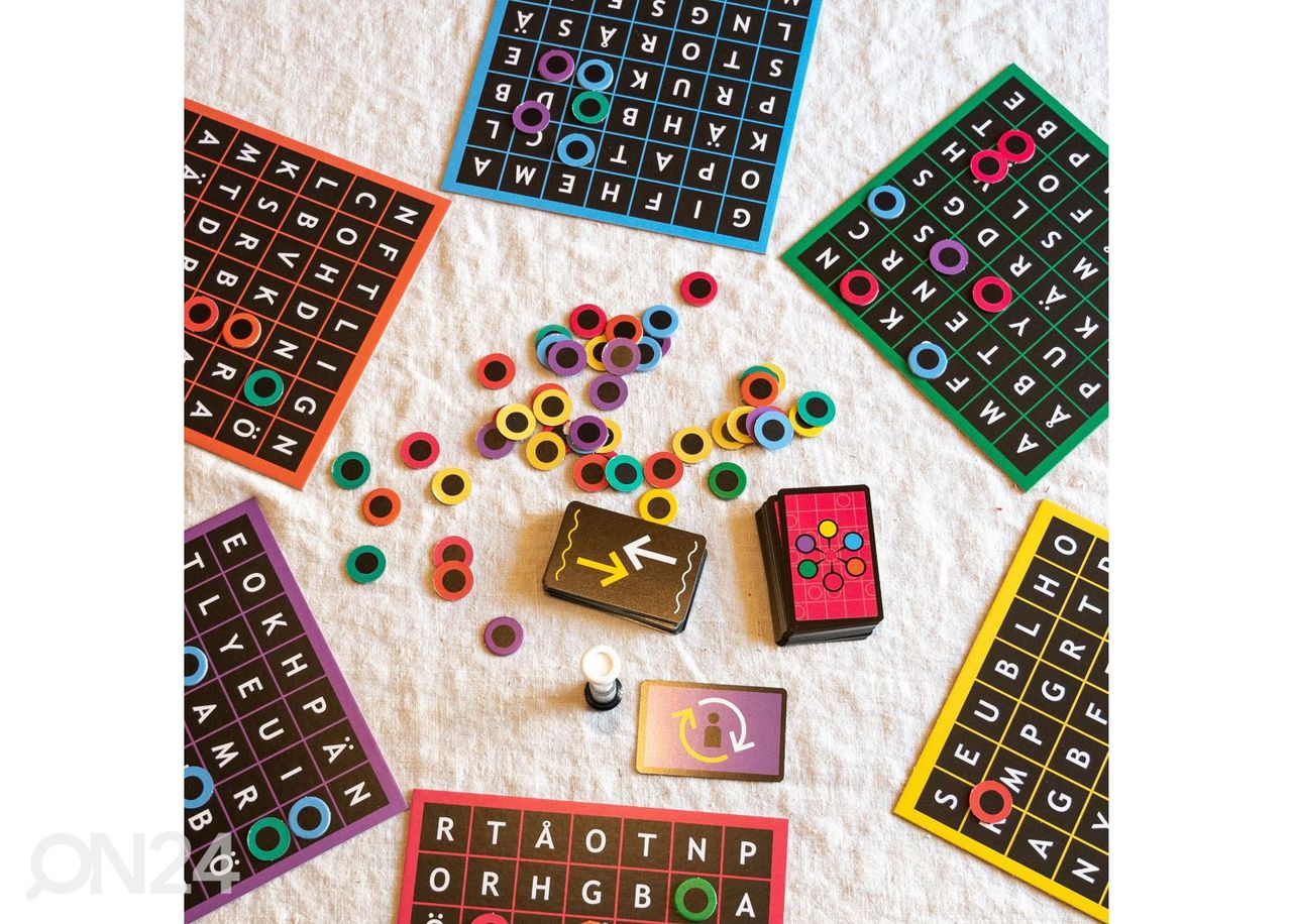 Lauamäng Sõna Bingo Tactic suurendatud