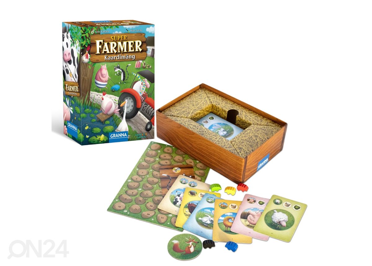 Lauamäng Superfarmer Kaardimäng suurendatud