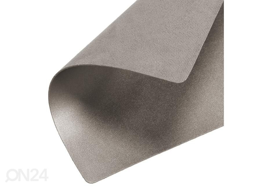 Lauamatt, kunstnahk, metallik taupe suurendatud