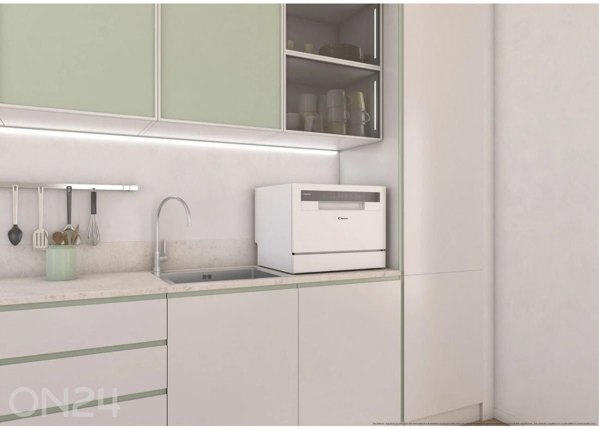 Lauapealne nõudepesumasin Candy RapidÓ CP 6E51LW suurendatud