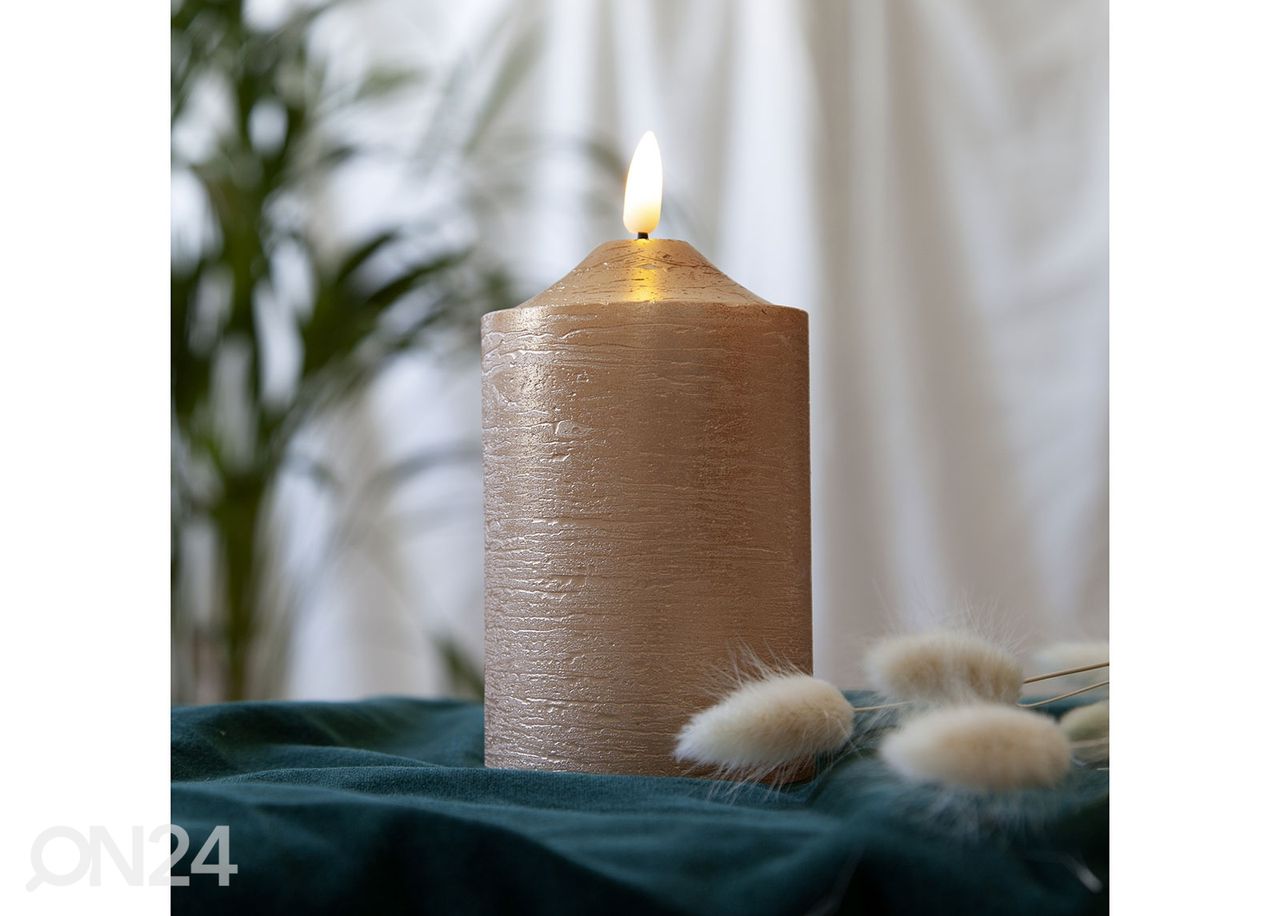 LED küünal Flamme, kuld suurendatud