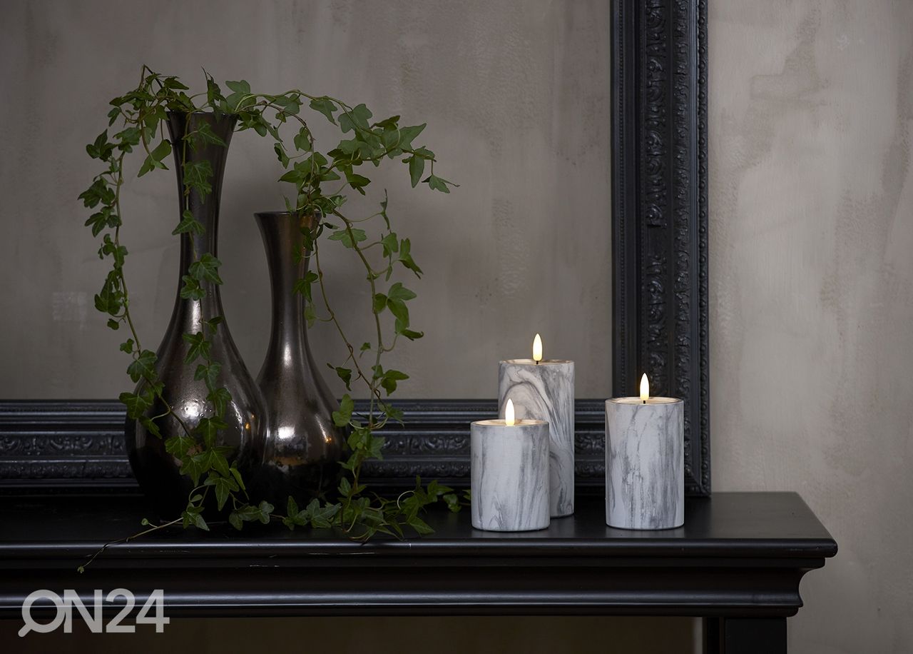 LED küünal Flamme Marble suurendatud