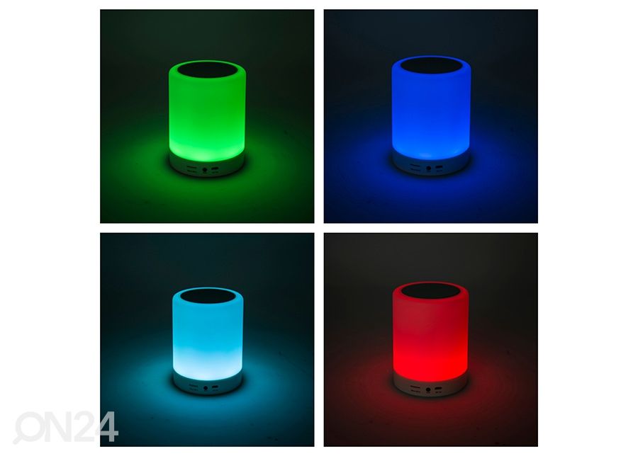 LED laualamp Bluetooth kõlariga suurendatud