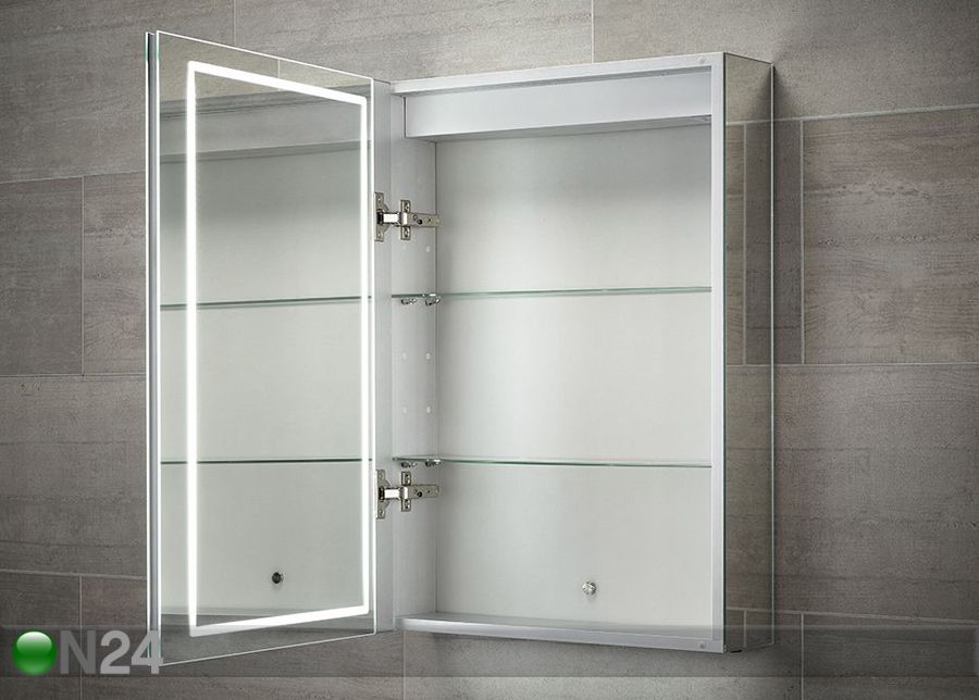 LED peegelkapp Sonnet 70x50 cm suurendatud