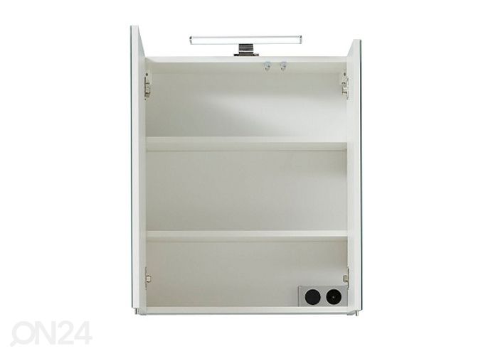 LED-valgustusega peegelkapp 86, 60 cm suurendatud