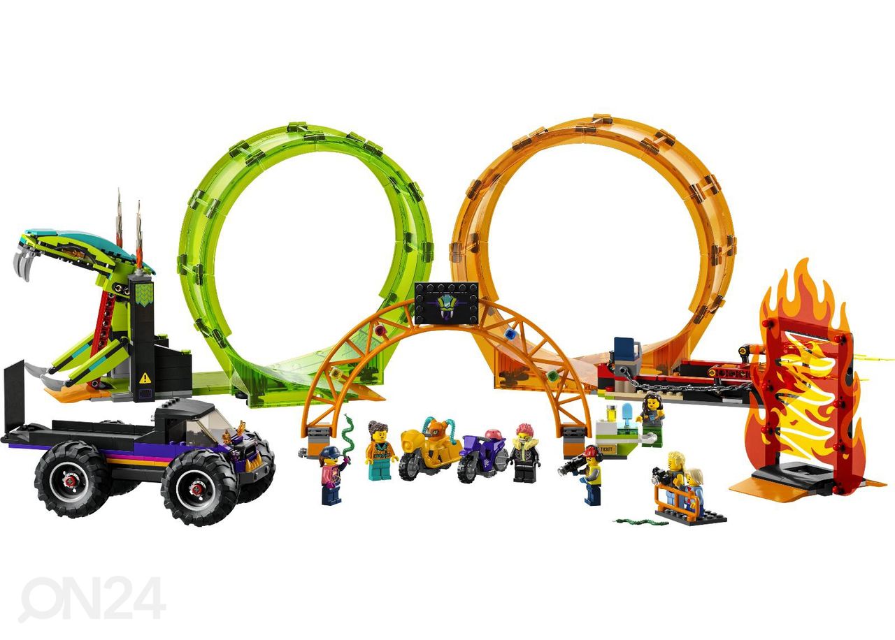 LEGO City Kahe silmusega trikiareen suurendatud