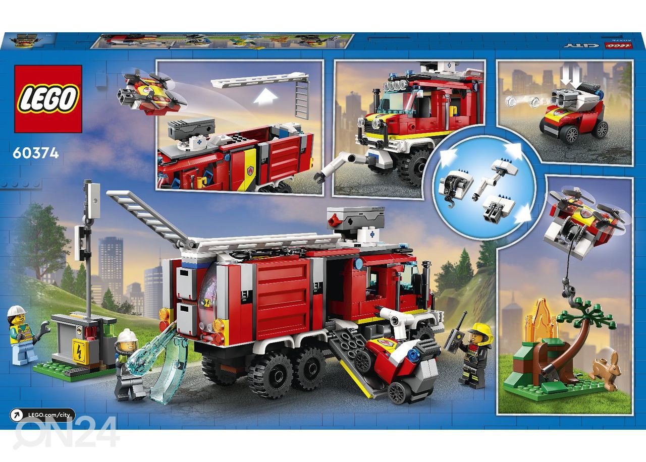 LEGO City Tuletõrjeauto suurendatud