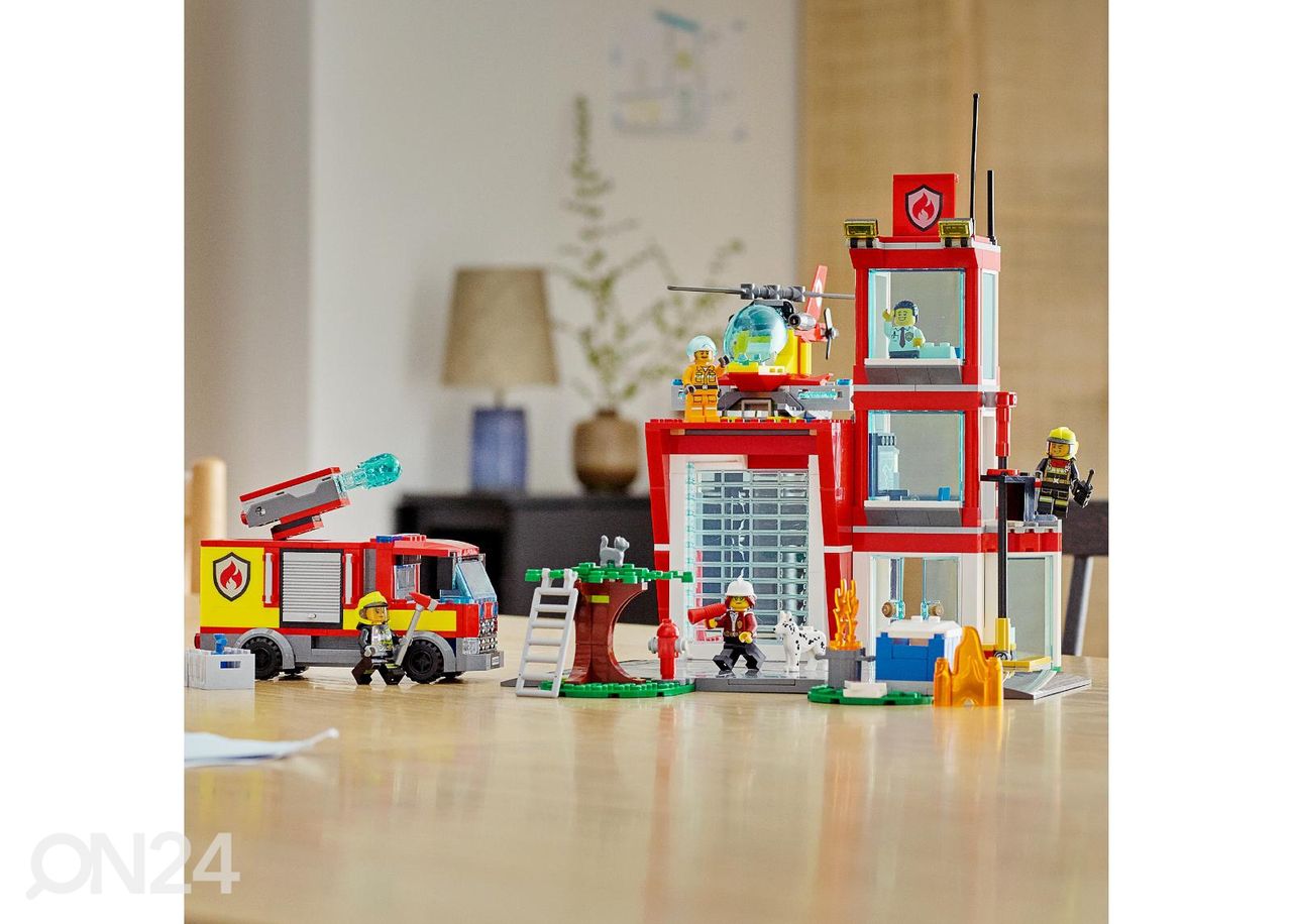 LEGO City Tuletõrjedepoo suurendatud
