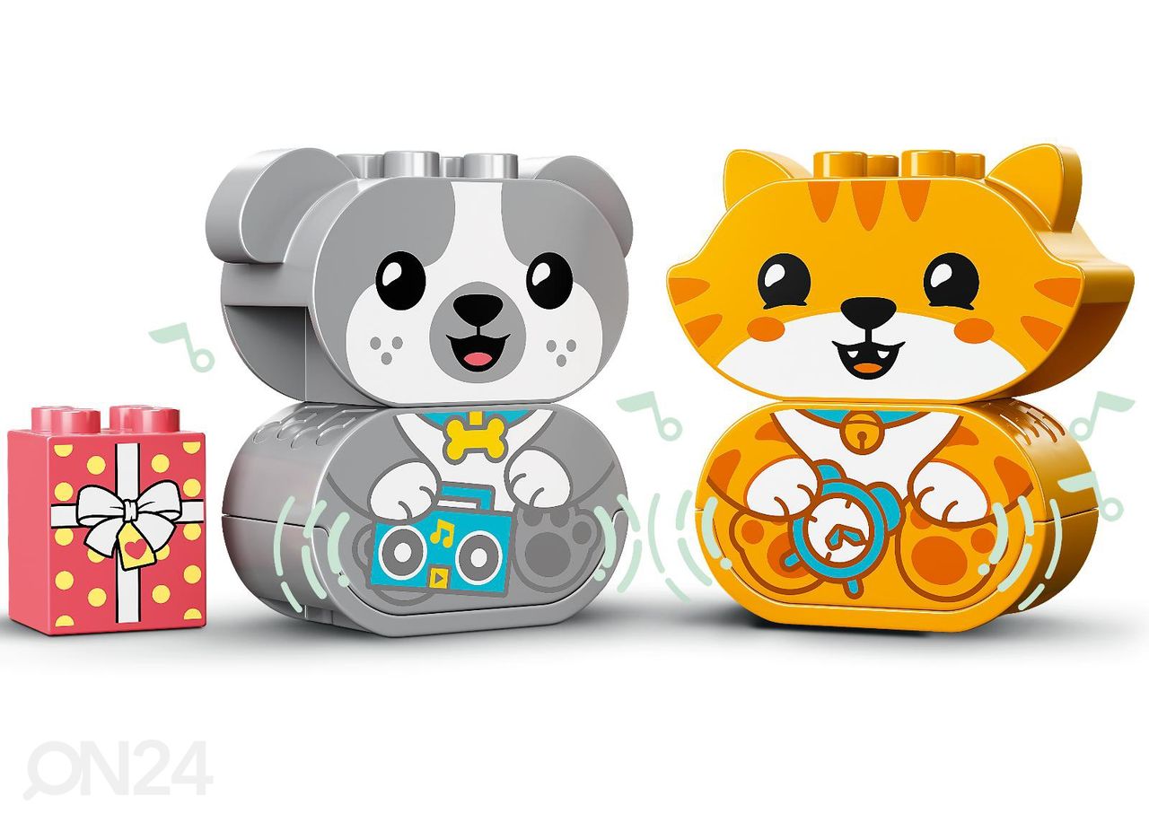 LEGO DUPLO Minu esimene helidega kutsikas ja kass suurendatud