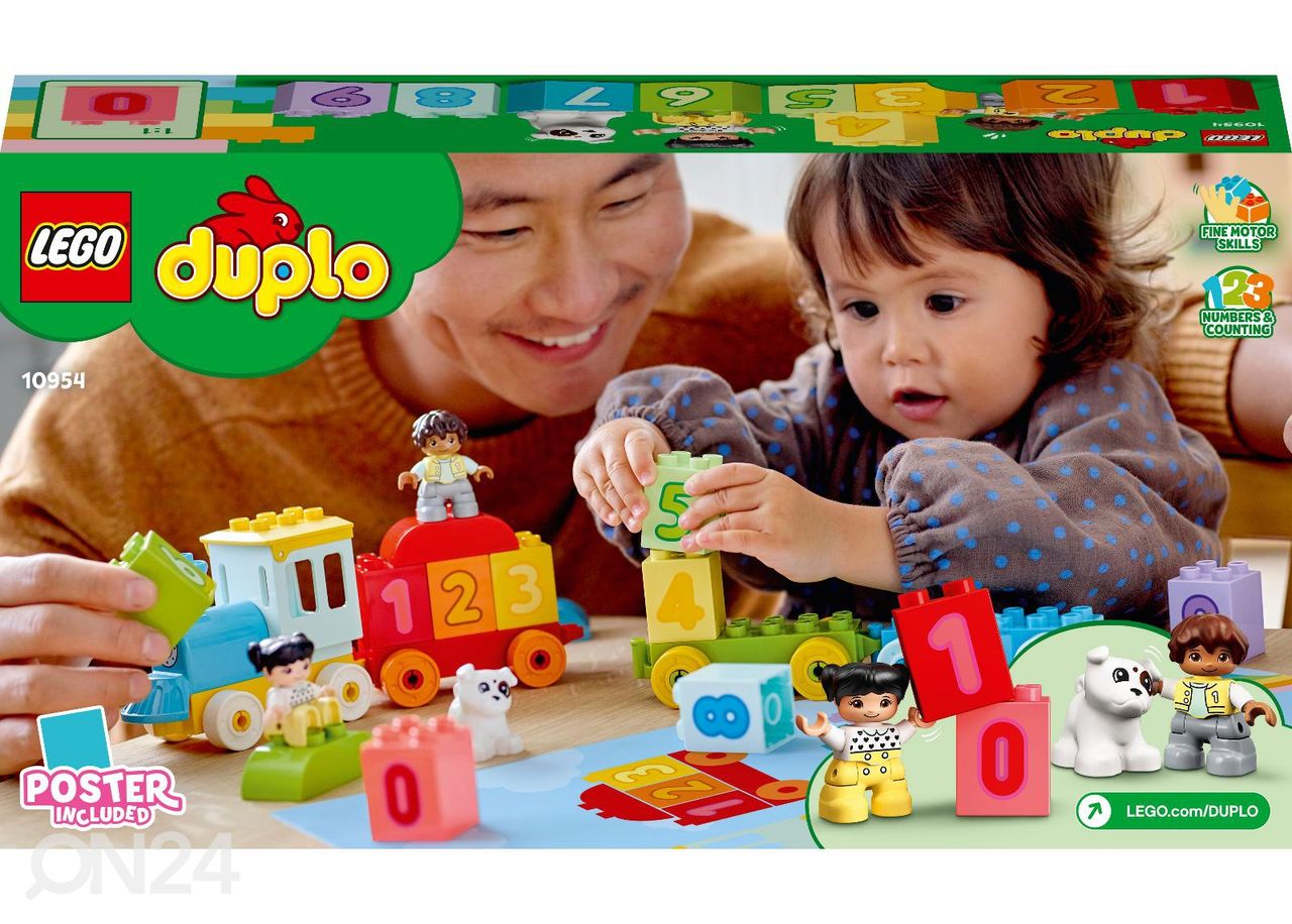 LEGO DUPLO numbrirong suurendatud