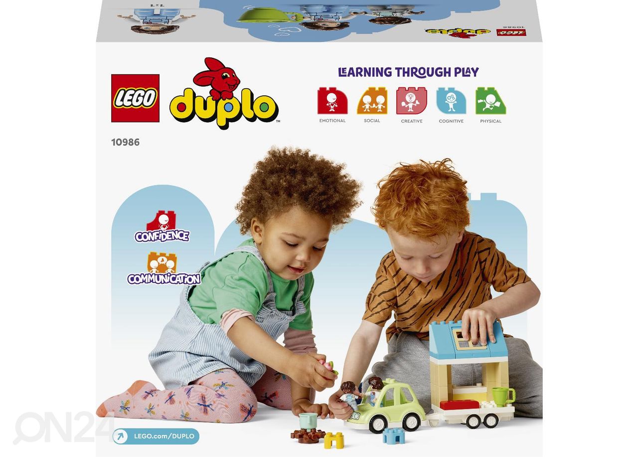 LEGO DUPLO Peremaja ratastel suurendatud