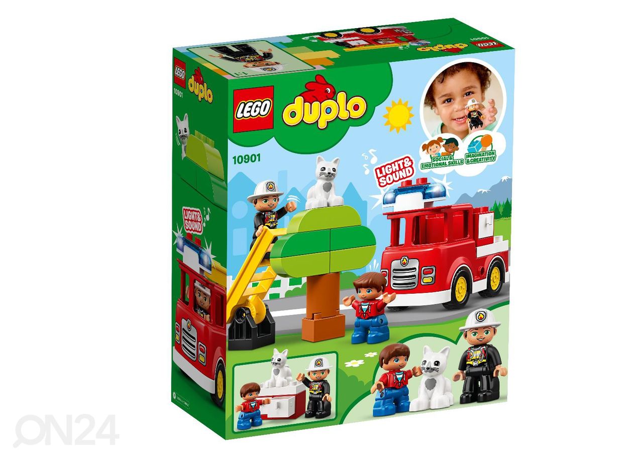 LEGO DUPLO Tuletõrjeauto suurendatud