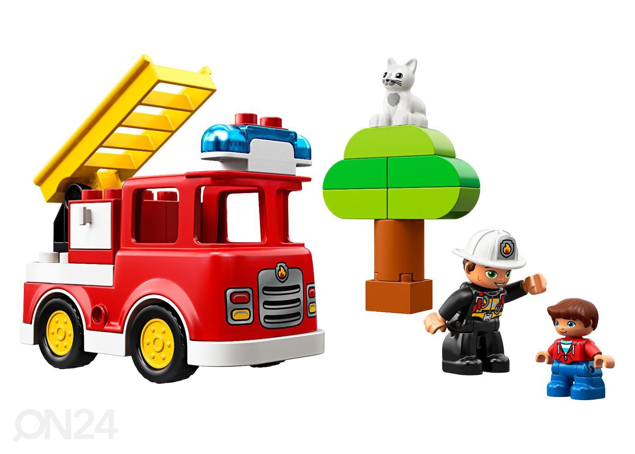 LEGO DUPLO Tuletõrjeauto suurendatud