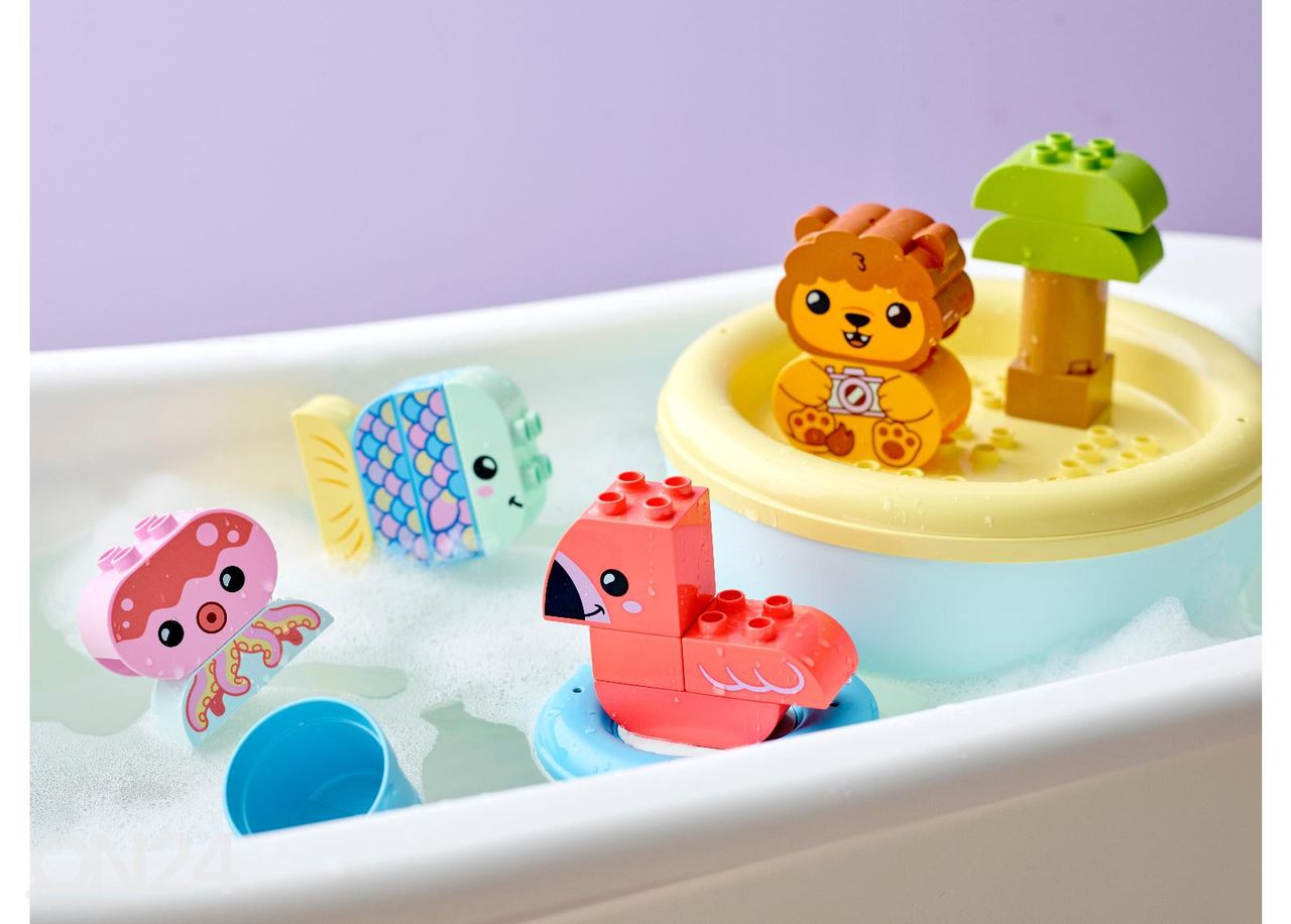 LEGO DUPLO vannimänguasi Ujuv loomade saar suurendatud