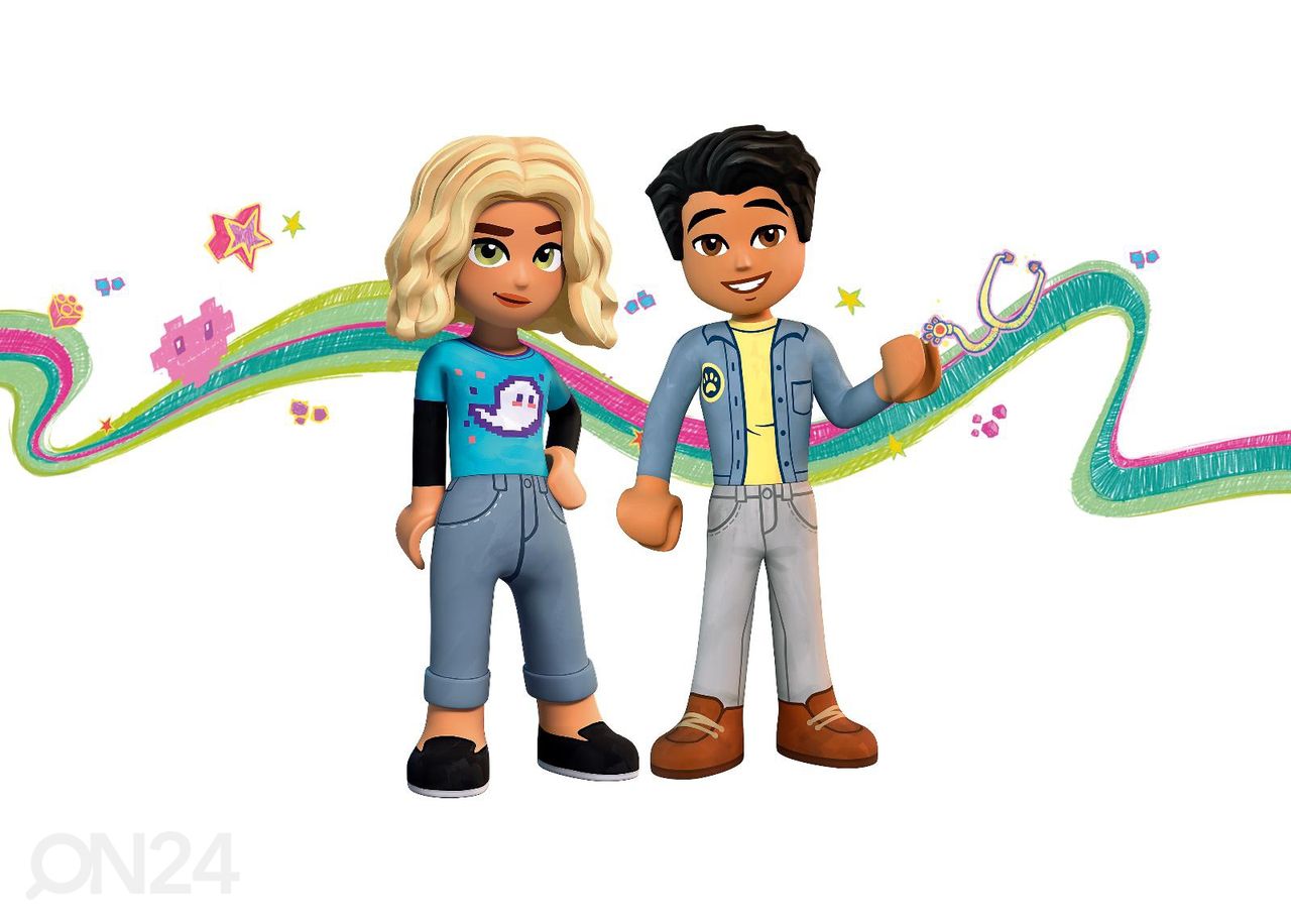LEGO Friends Koerapäästekaubik suurendatud