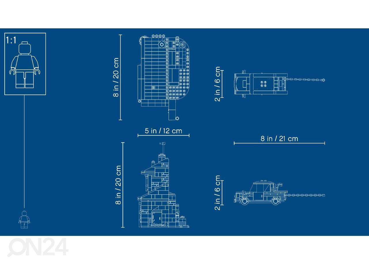 LEGO Harry Potter 4 Privet Drive suurendatud