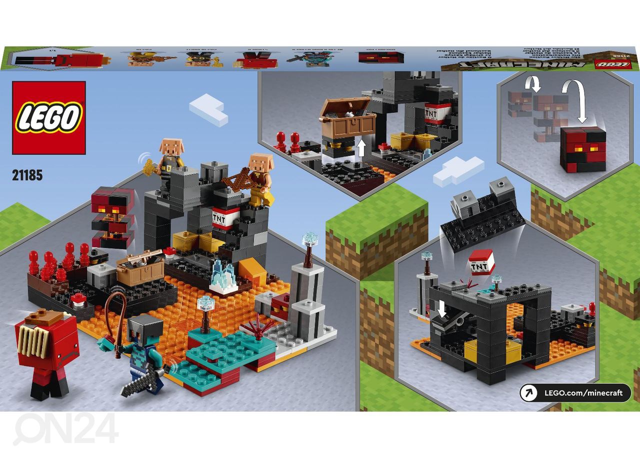LEGO Minecraft Nether Bastion suurendatud