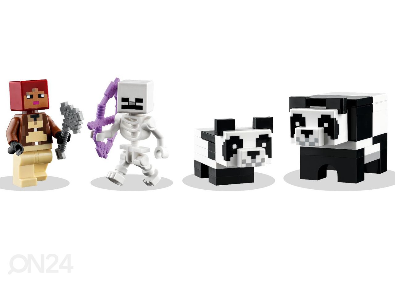 LEGO Minecraft Pandapelgupaik suurendatud