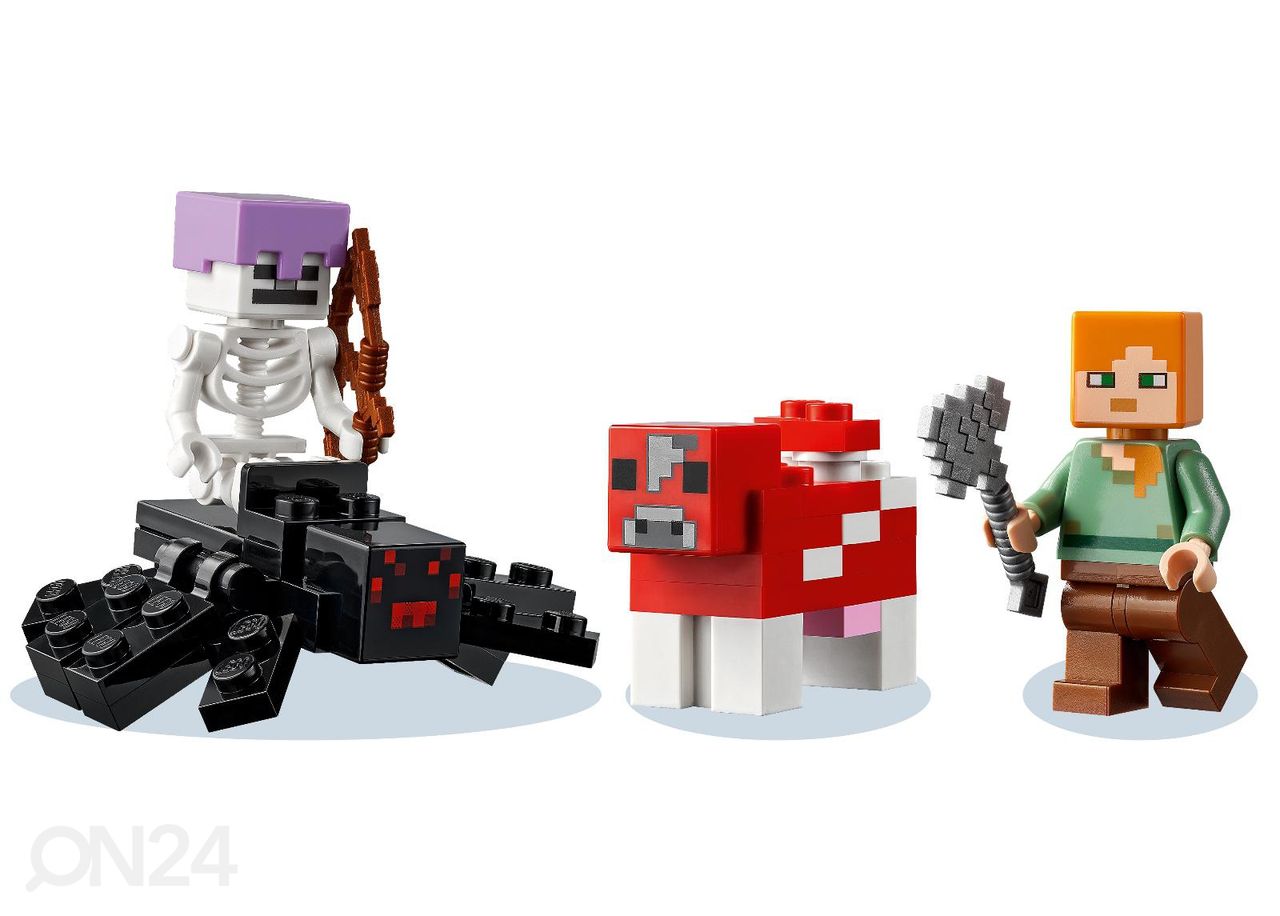 LEGO Minecraft Seenemaja suurendatud