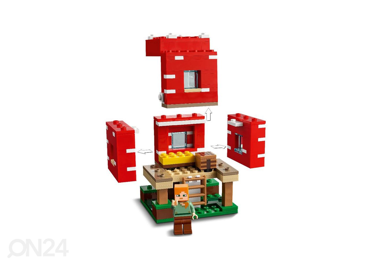 LEGO Minecraft Seenemaja suurendatud