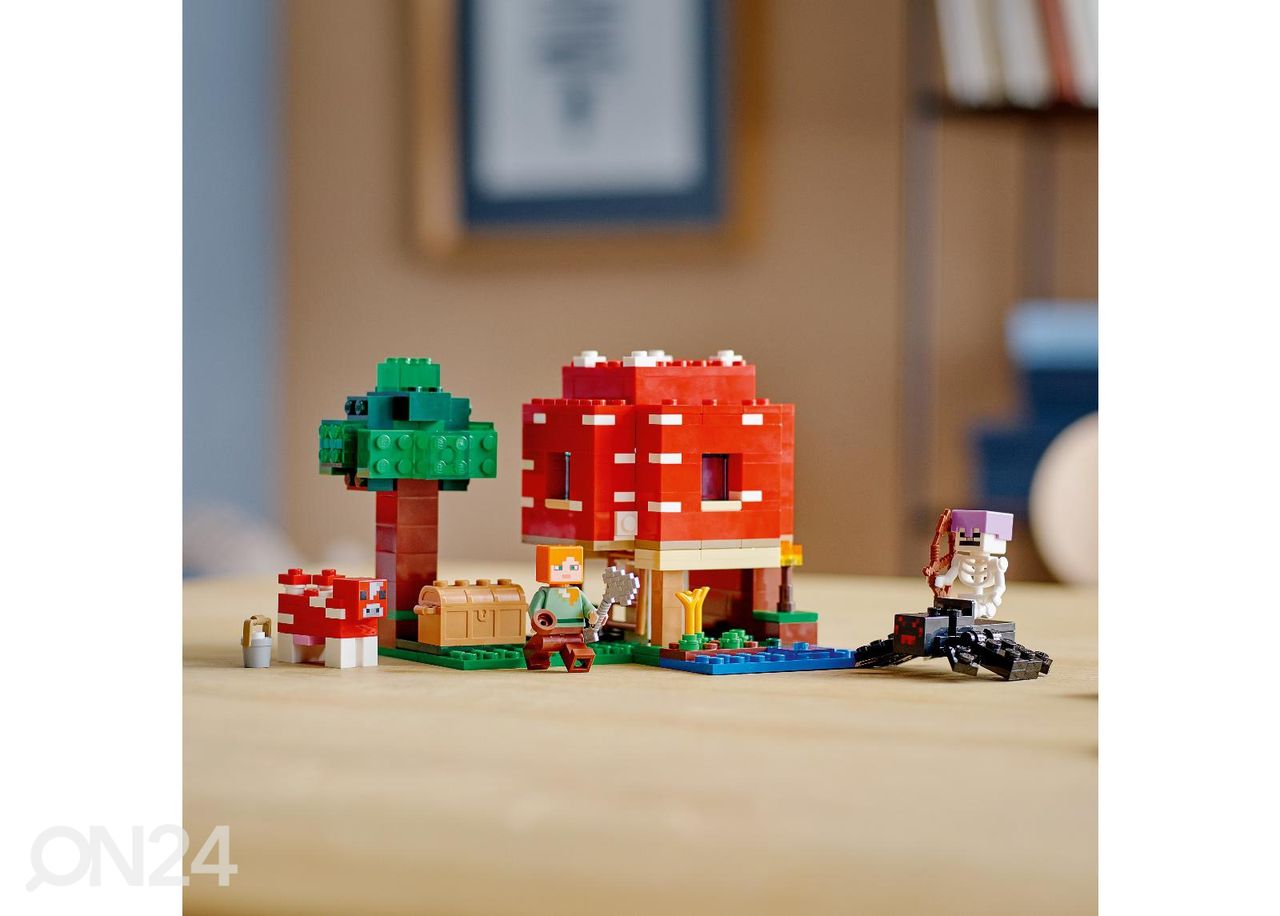 LEGO Minecraft Seenemaja suurendatud