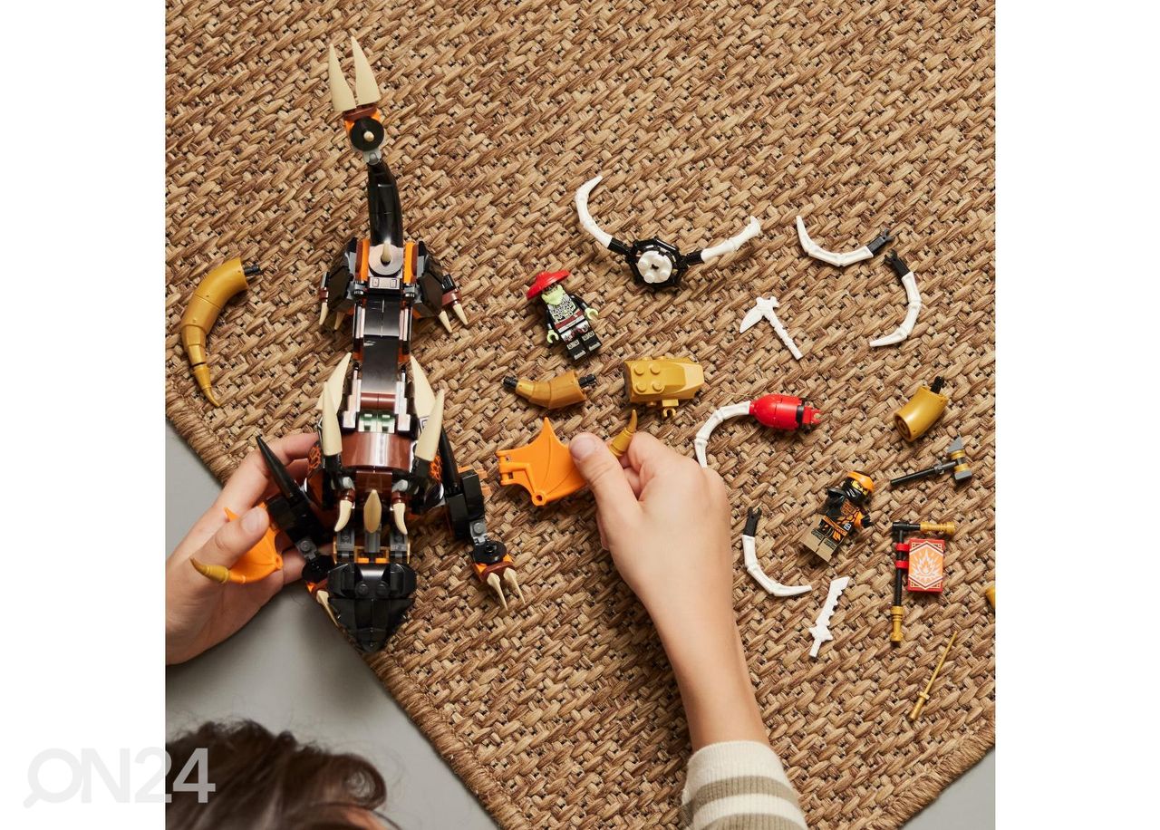 LEGO Ninjago Cole’i maadraakon EVO suurendatud
