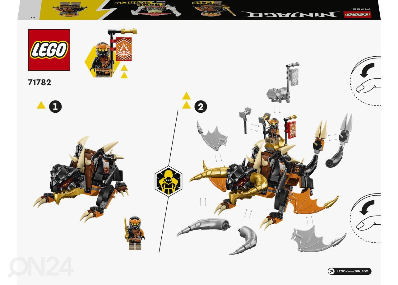 LEGO Ninjago Cole’i maadraakon EVO suurendatud