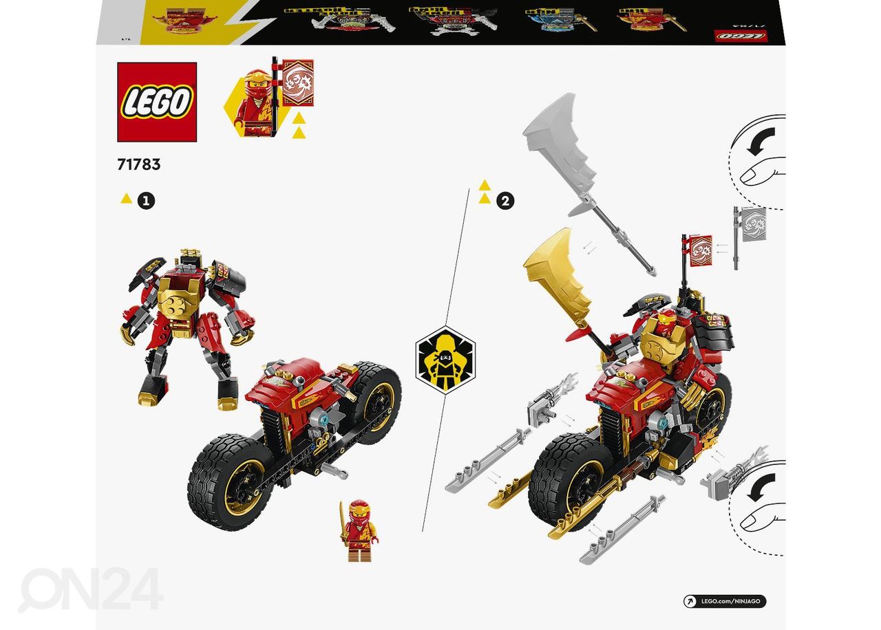 LEGO Ninjago Kai robotisõiduk EVO suurendatud