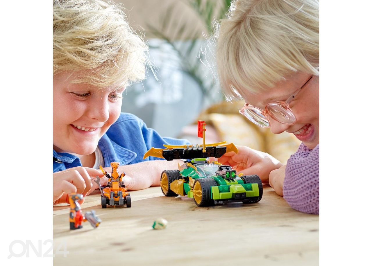 LEGO Ninjago Lloydi võidusõiduauto EVO suurendatud