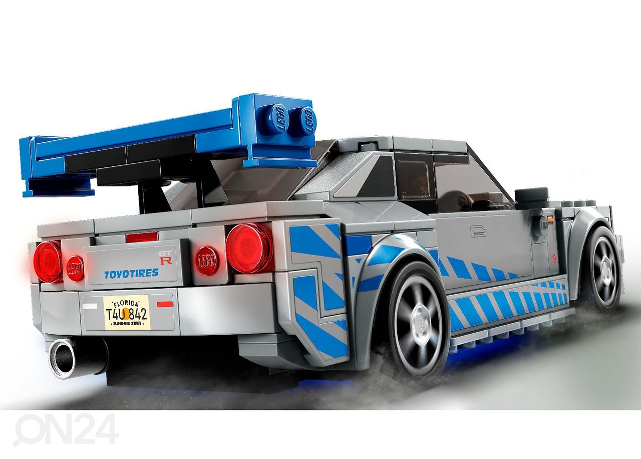 LEGO Speed Champions 2 Fast 2 Furious Nissan Skyline GT-R (R34) suurendatud
