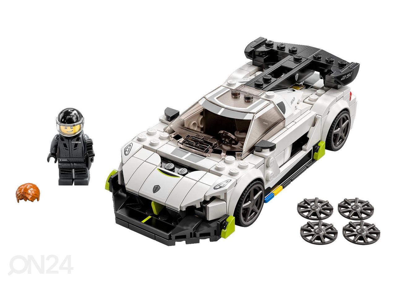 LEGO Speed Champions Koenigsegg Jesko suurendatud