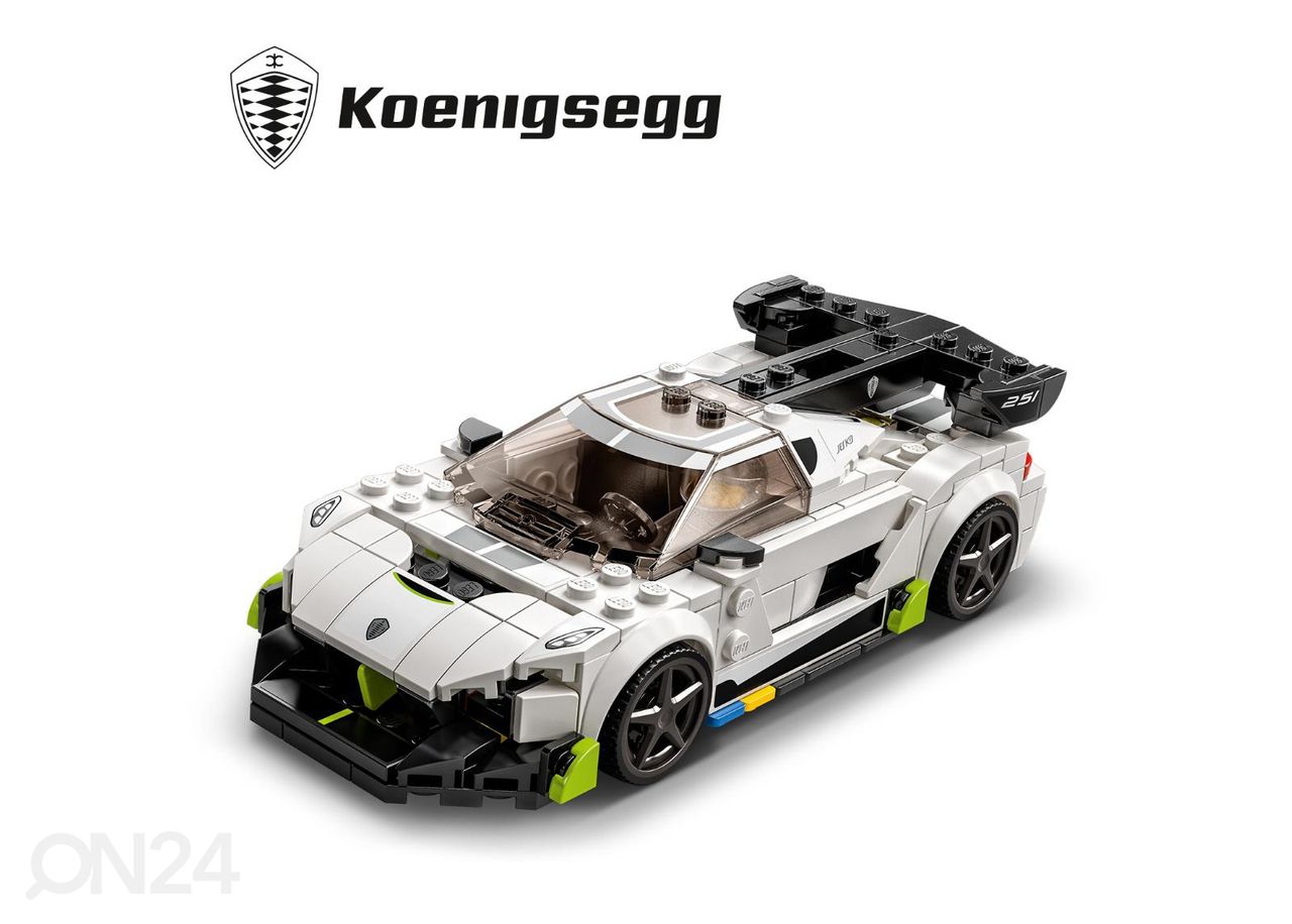 LEGO Speed Champions Koenigsegg Jesko suurendatud