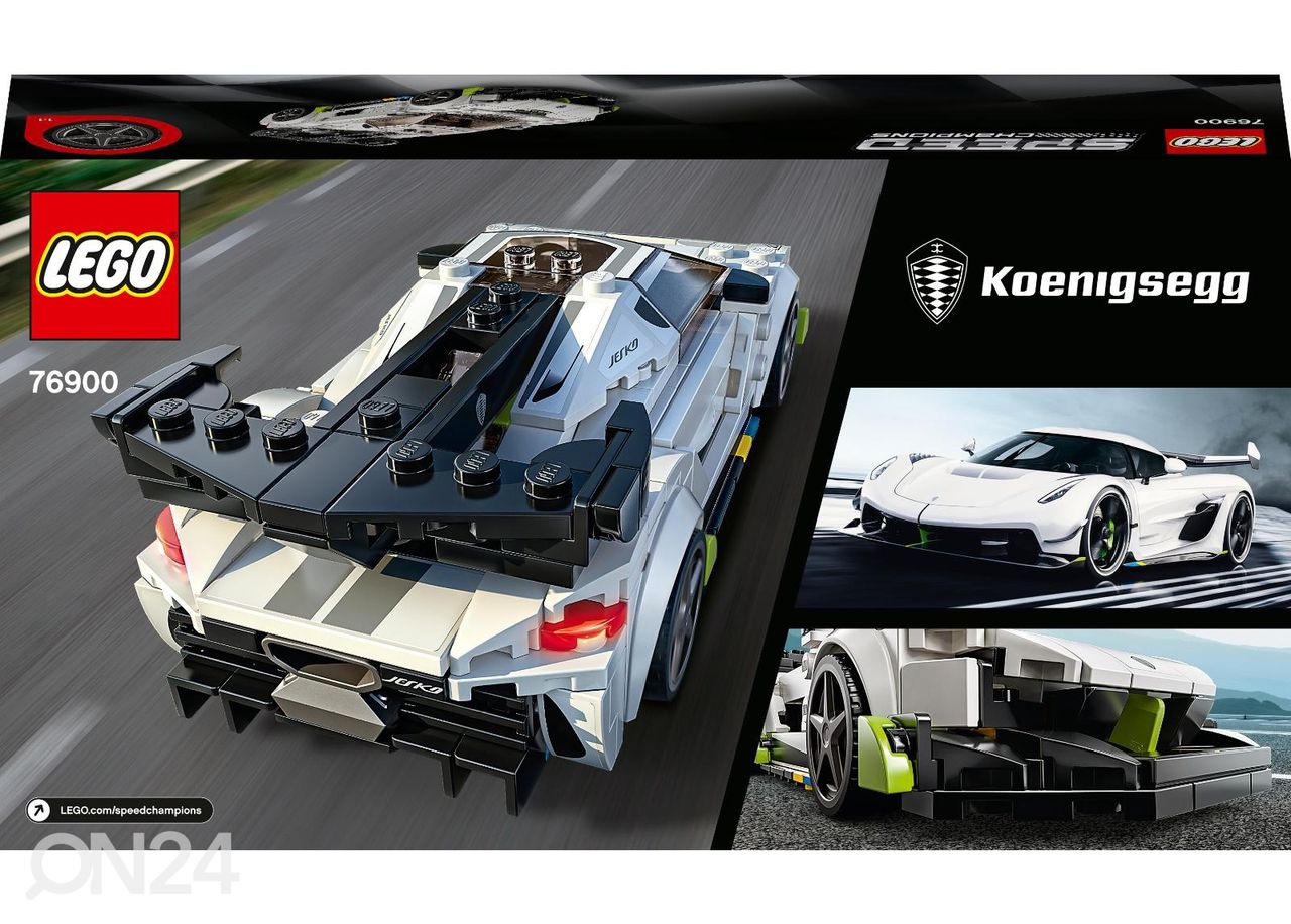 LEGO Speed Champions Koenigsegg Jesko suurendatud