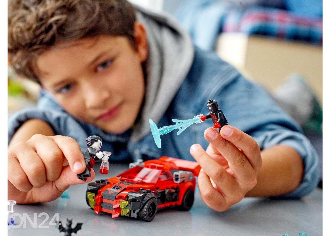 LEGO Super Heroes Miles Morales vs. Morbius suurendatud