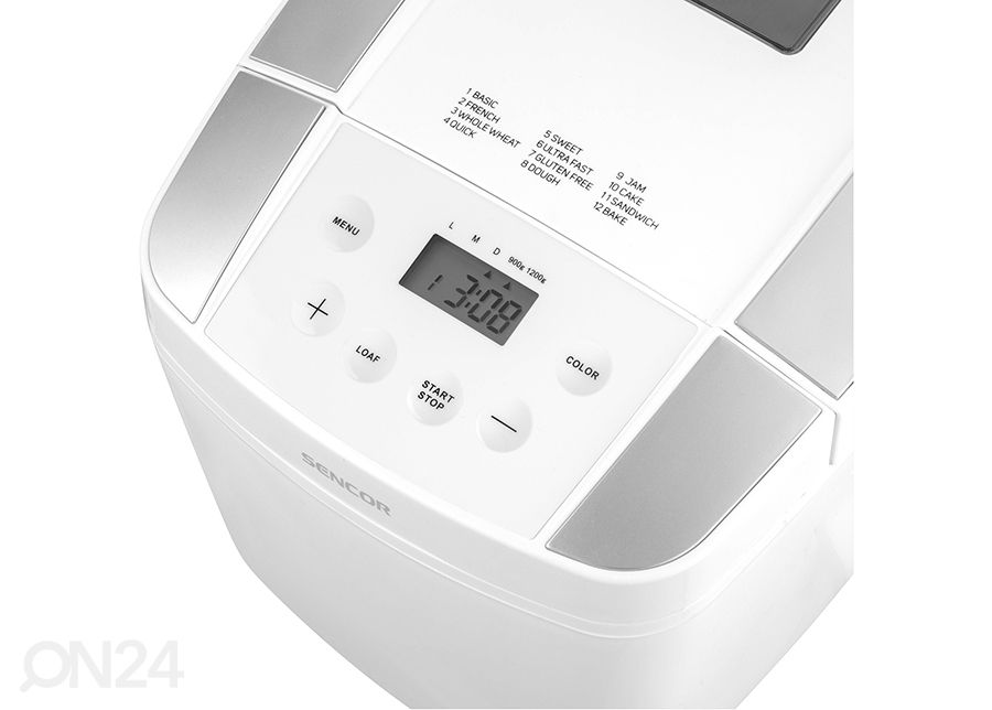 Leivaküpsetaja Sencor SBR0770WH suurendatud