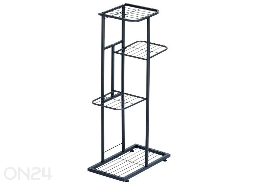 Lillepostament 4 tasandiga, must suurendatud