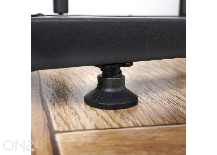 Lillepostament 4 tasandiga, must suurendatud