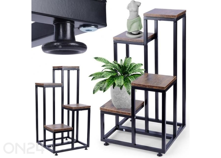 Lillepostament, 4 tasandit suurendatud