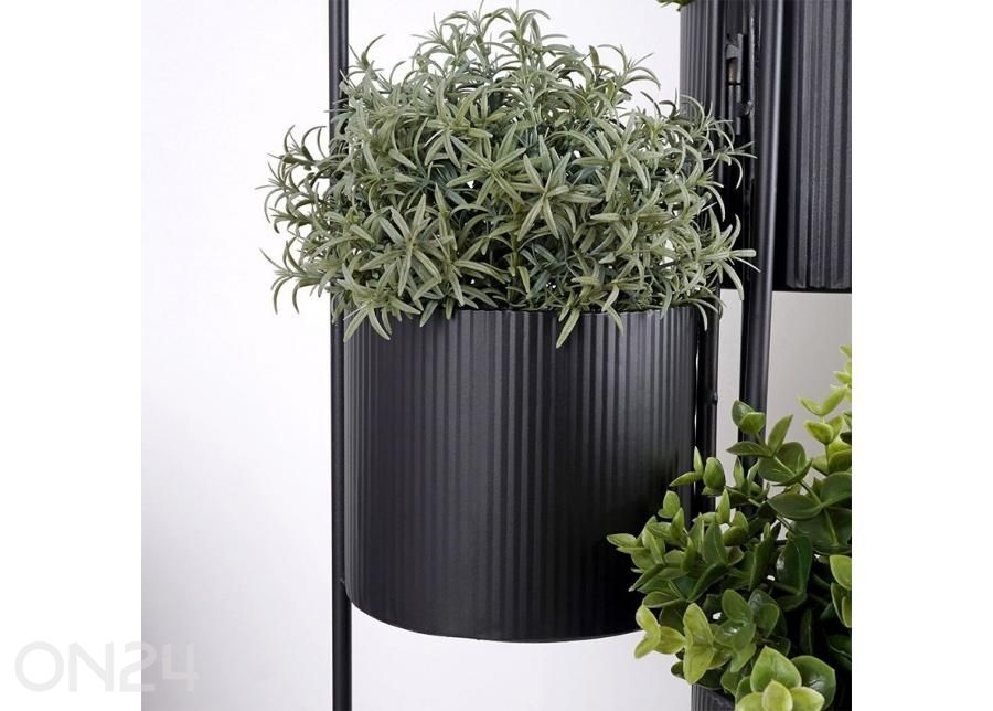 Lillepostament, must suurendatud