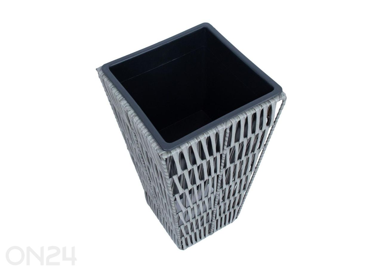 Lillepotiümbris Wicker 28x28xH50 cm suurendatud