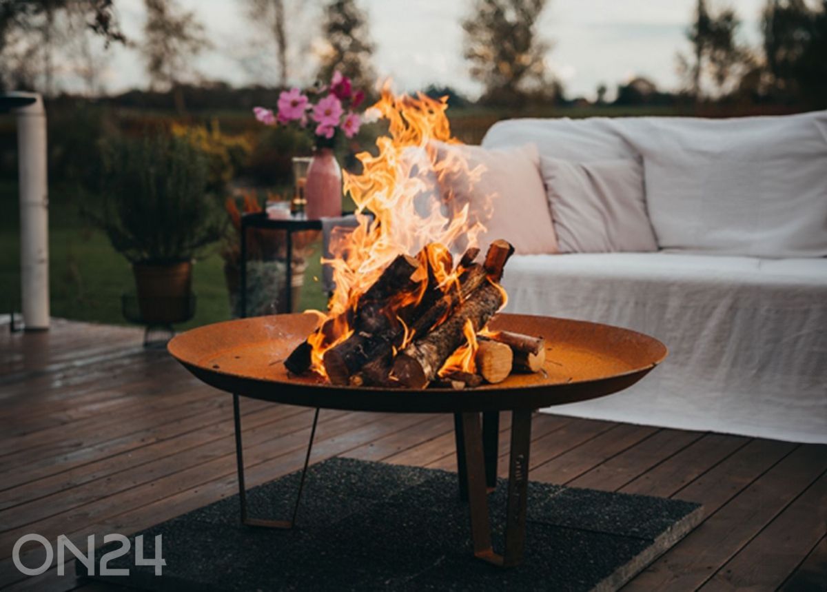Lõkkealus Cor-Ten terasest GrillSymbol Elegante XL suurendatud