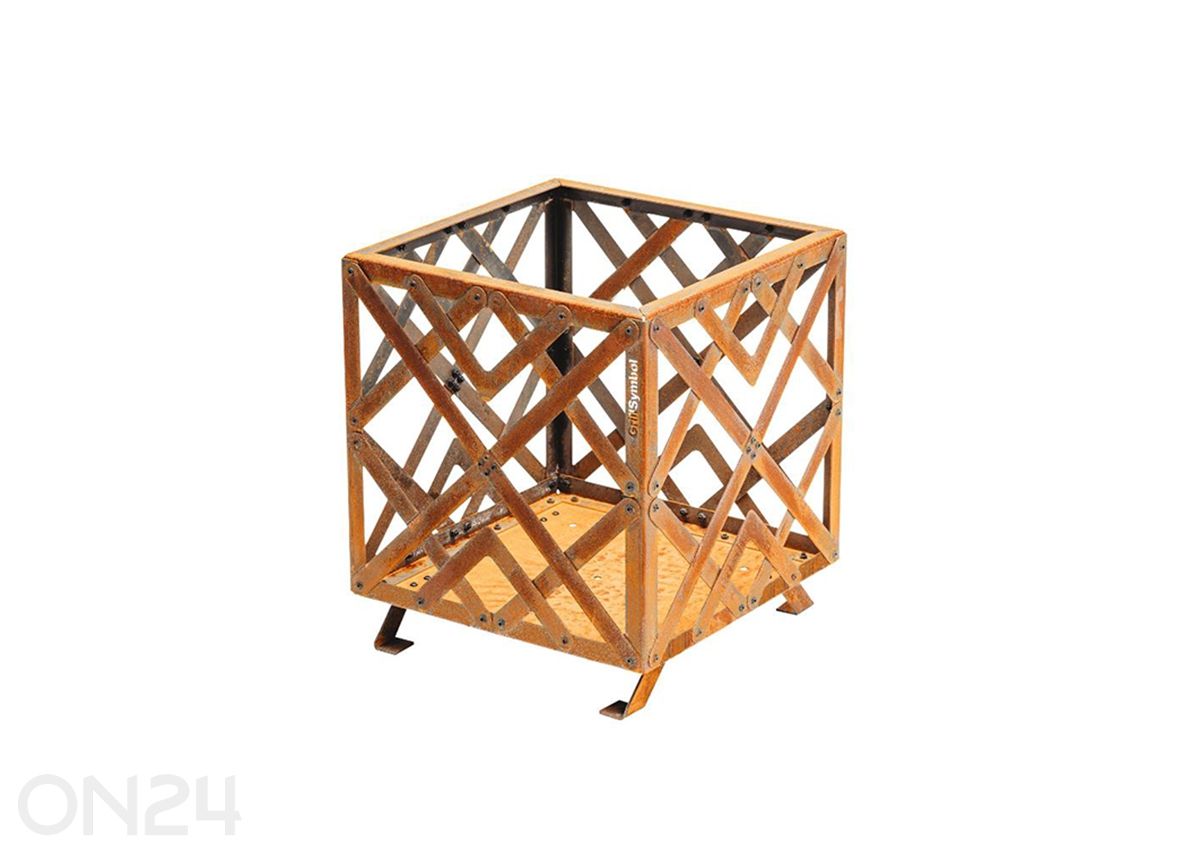 Lõkkealus Cor-Ten terasest GrillSymbol Sverre suurendatud