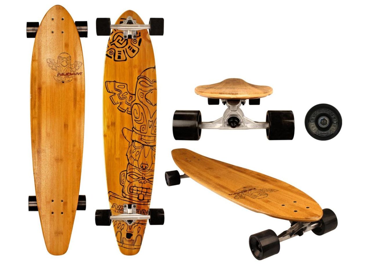 Longboard Kicktail Bamboo Pro-Line Nijdam suurendatud