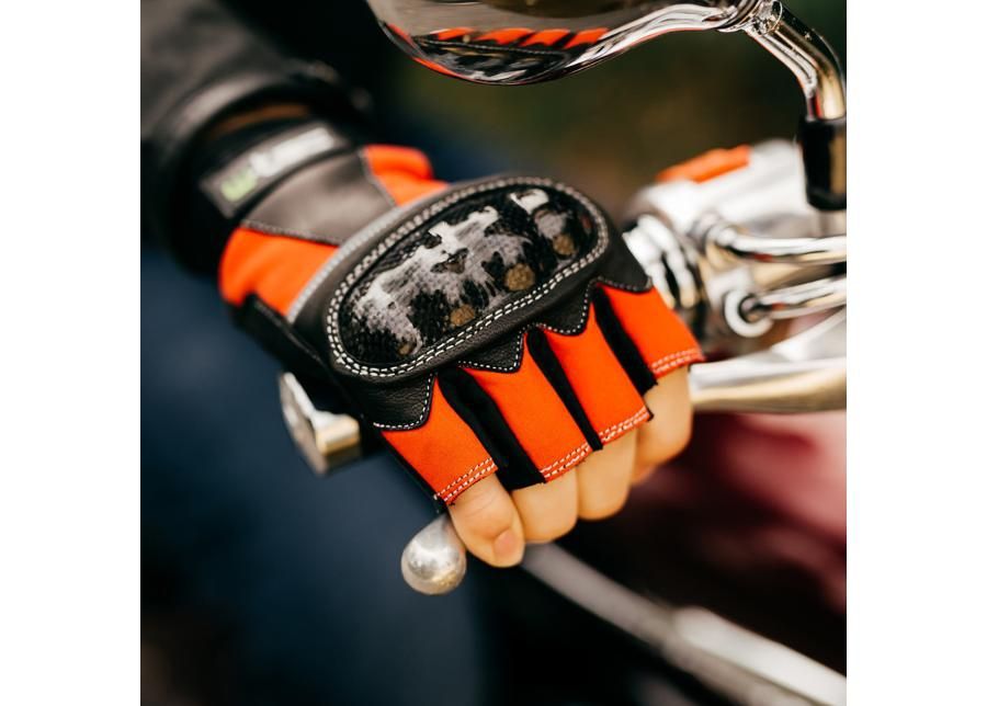 Lühikesed motokindad nahast W-TEC suurus S suurendatud