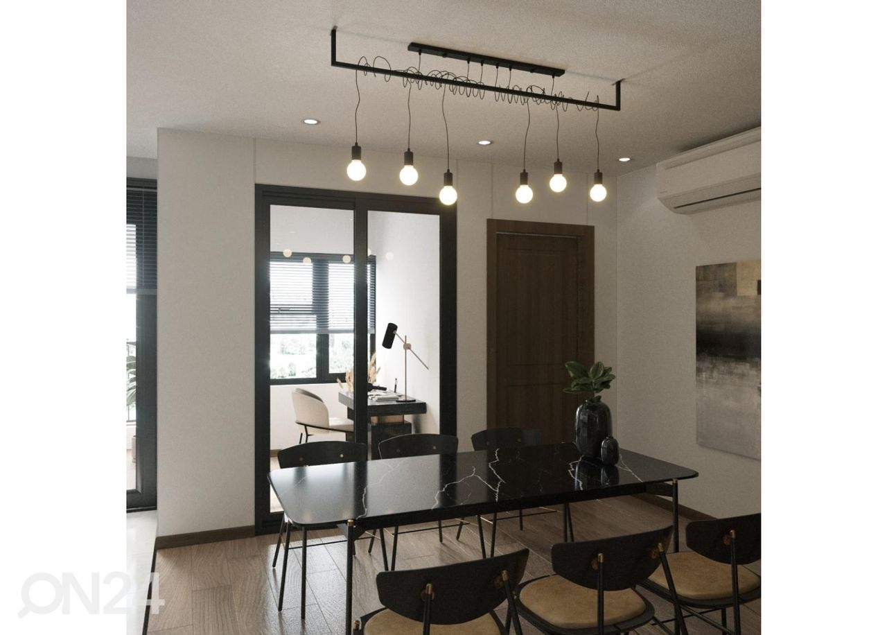 Lühter Salamanca 6, must suurendatud