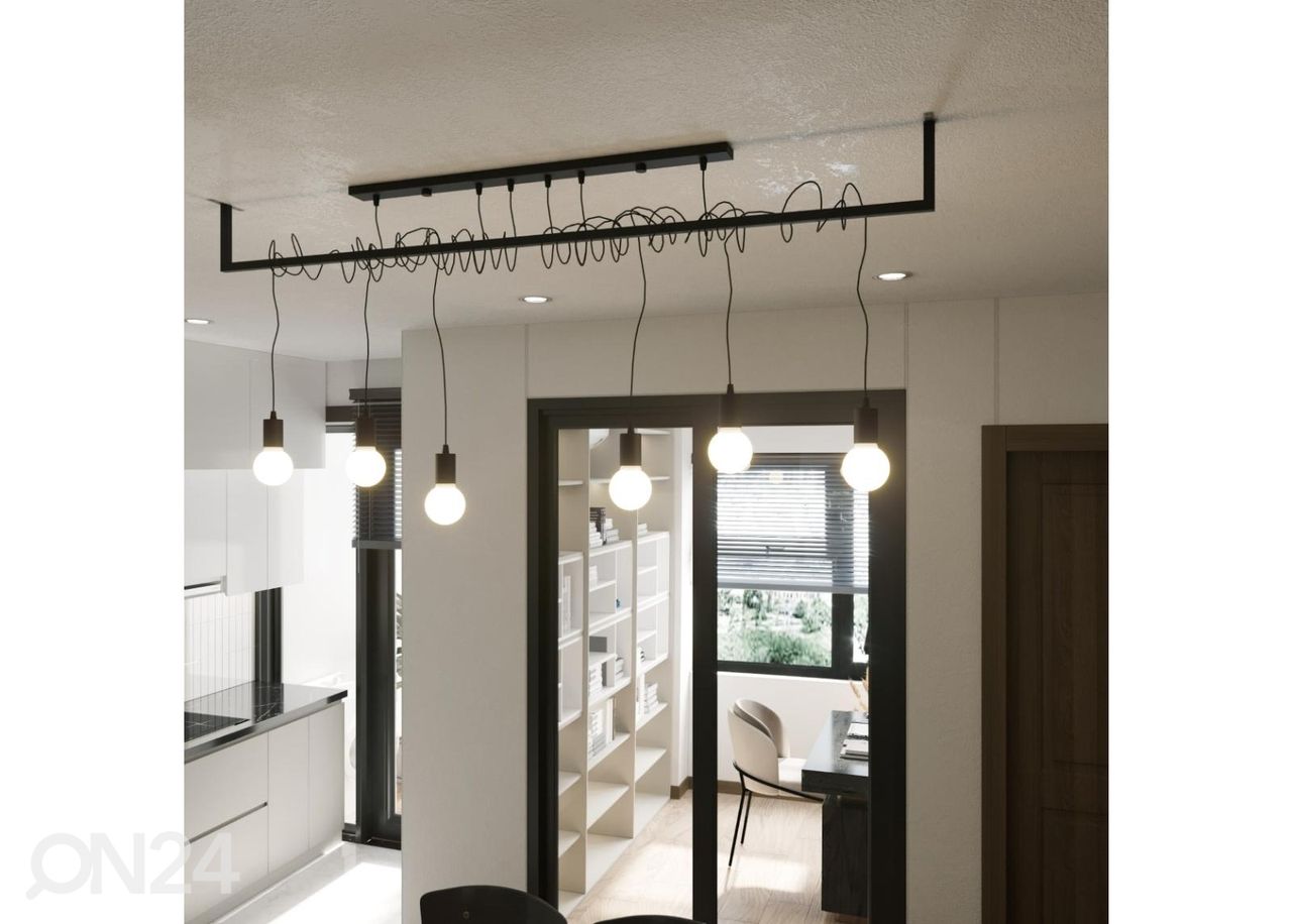 Lühter Salamanca 6, must suurendatud