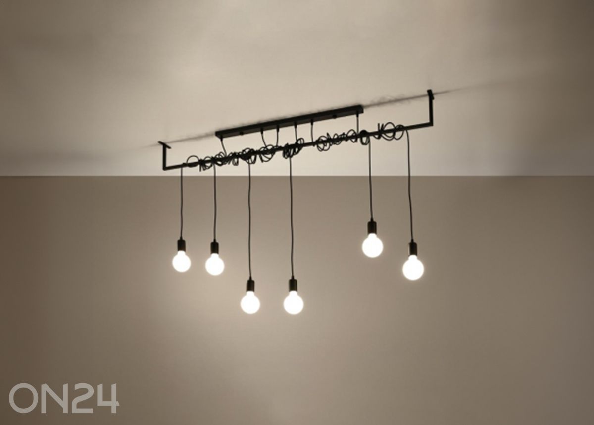 Lühter Salamanca 6, must suurendatud